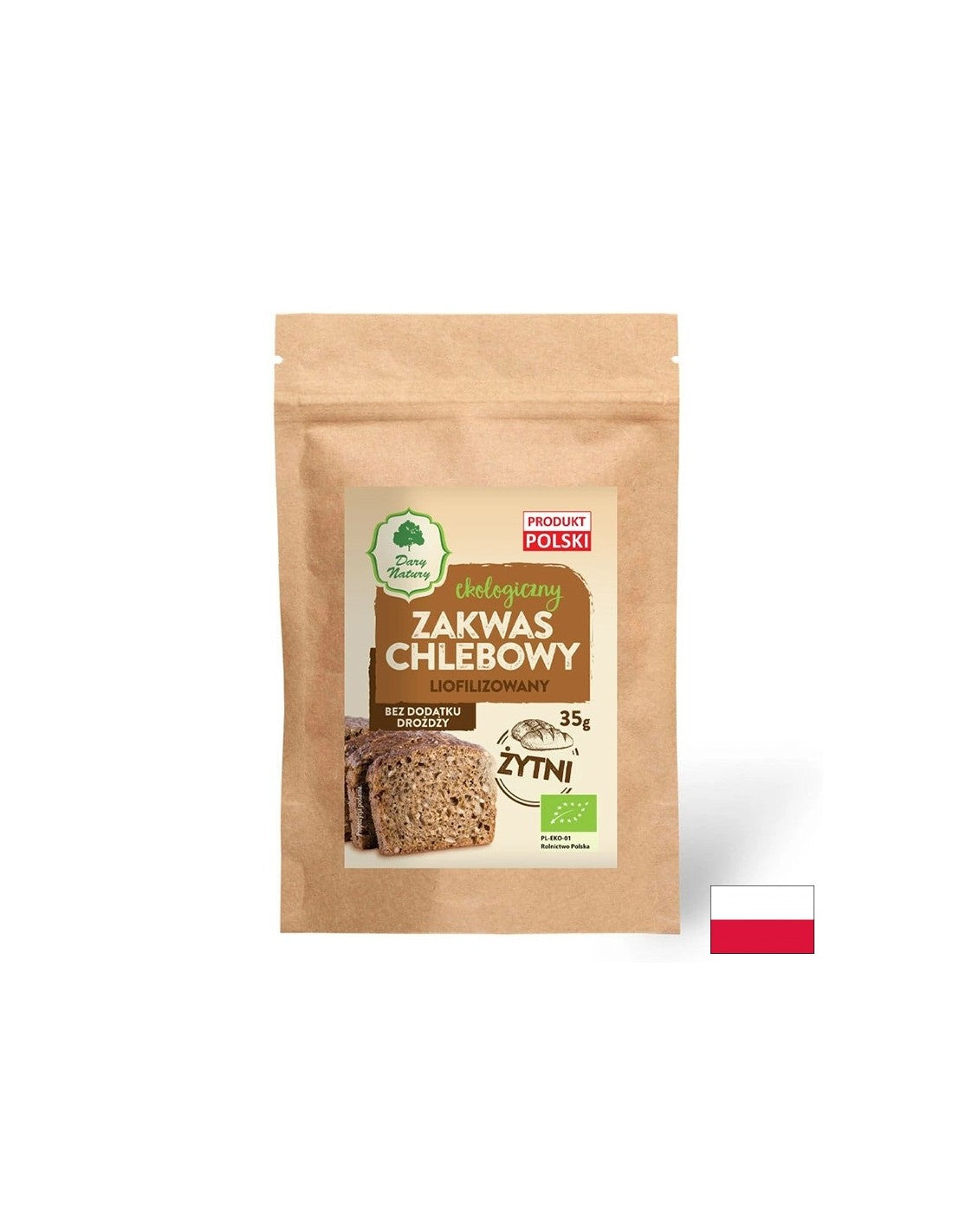 Levain de seigle lyophilisé Bio, 35 g <tc>Dary Natury</tc>