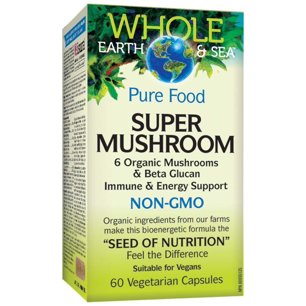 Capsules Pure Food Super Mushroom non OGM 60
