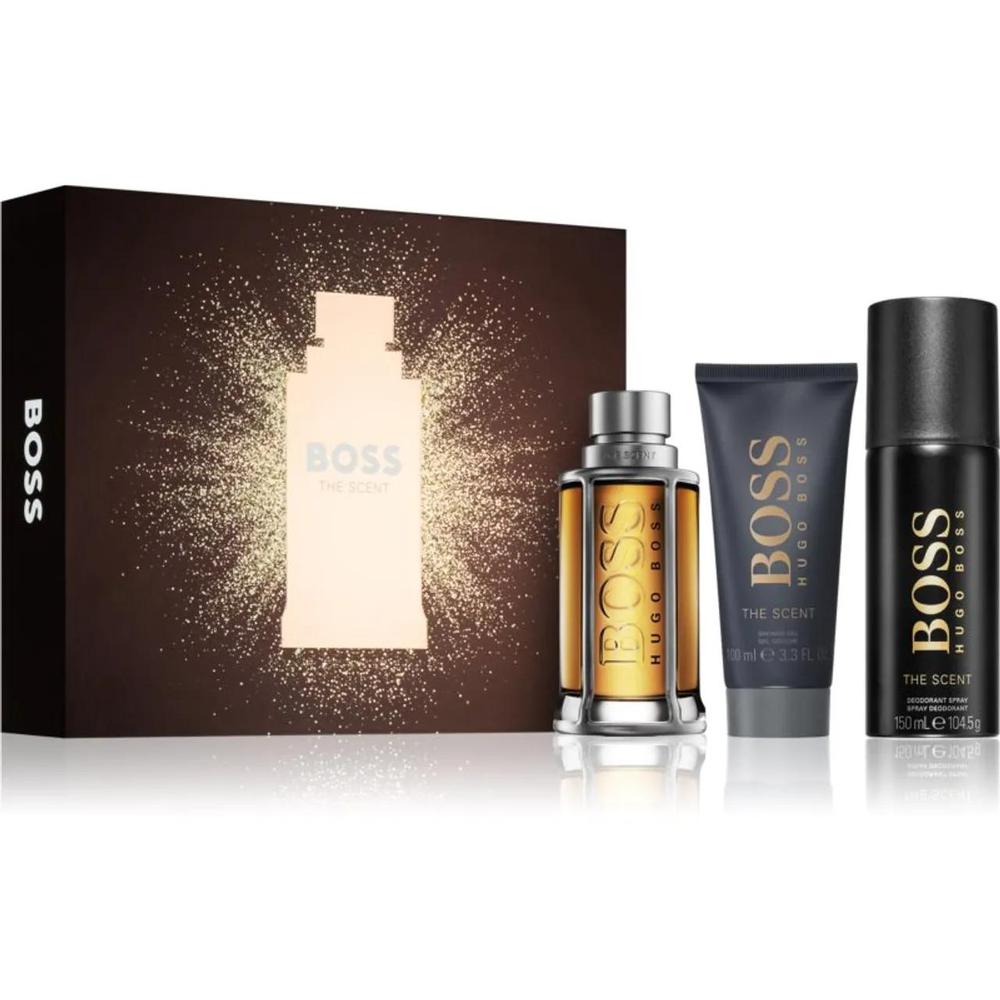 <tc>HUGO BOSS</tc> The Scent Eau De Toilette 100 ml Déodorant 150 ml Gel Douche 100 ml