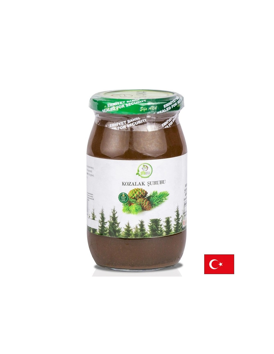 Sirop de corne de pin à base de plantes - pour le rhume et la grippe, 370 g