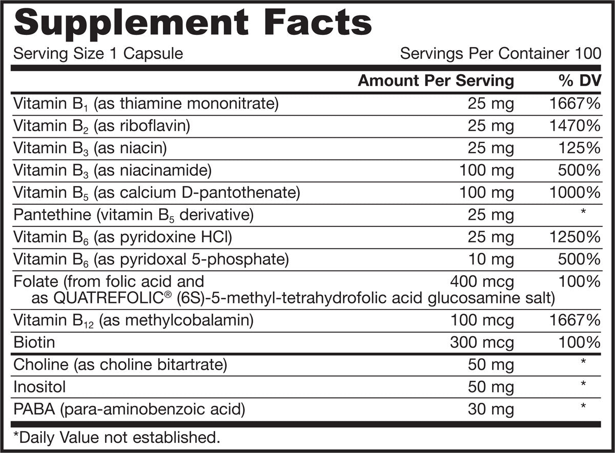 B-droite (B-complexe) - 100 capsules