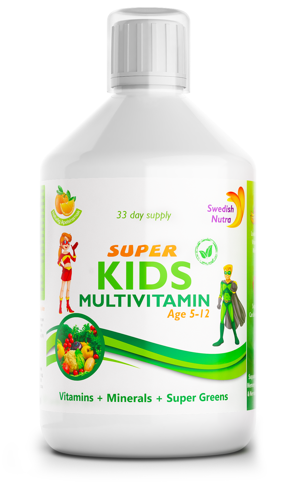 Super Kids children's multivitamins (3-12 years) - 500 ml - Nutra Best Europe