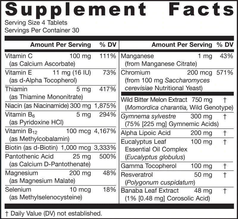 Optimiseur de glucose - 120 comprimés