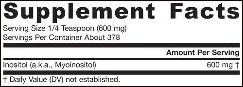 Poudre d'inositol - 227 grammes