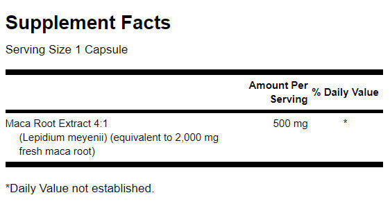 MACA 500 mg - 60 capsules