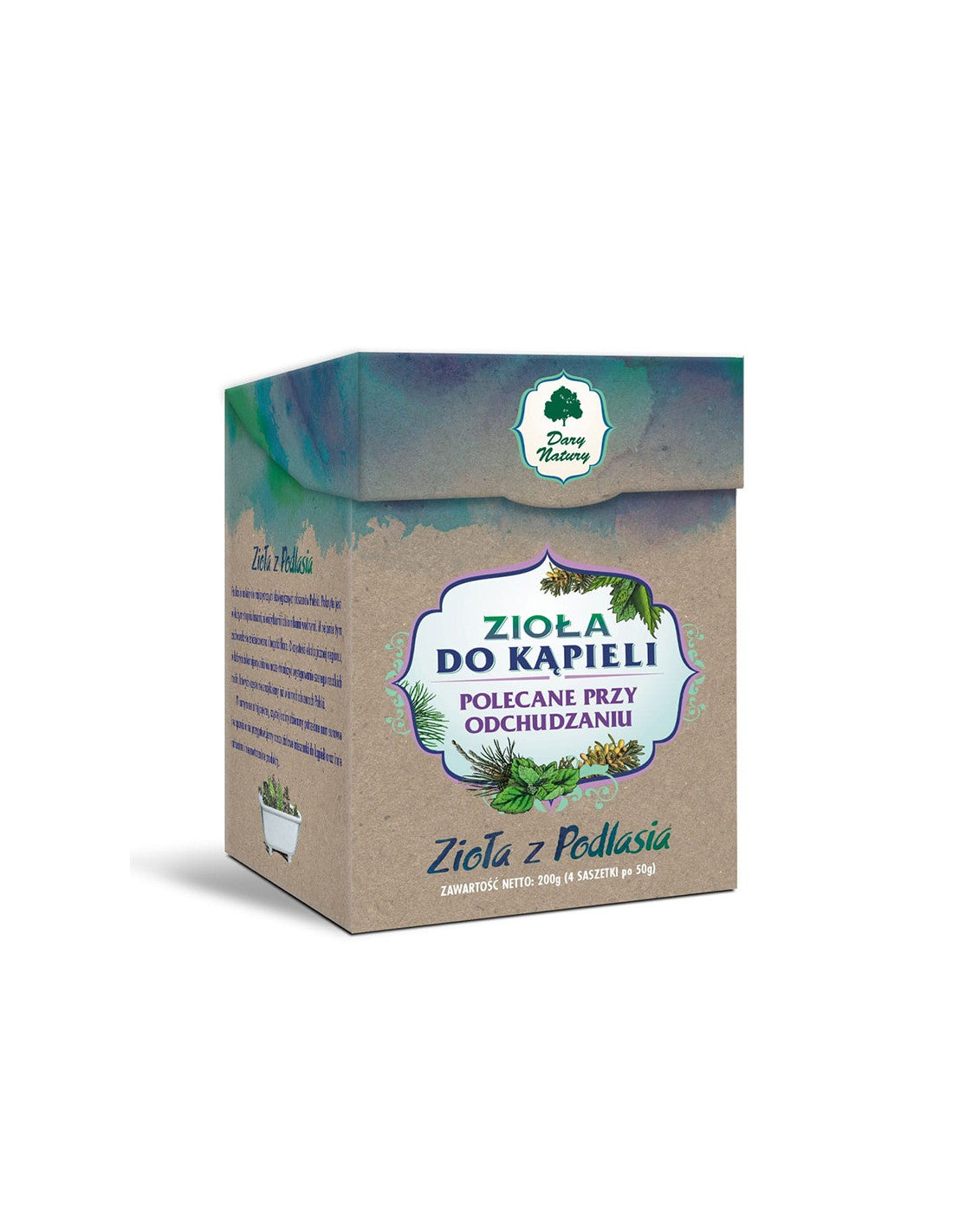 Herbes de bain aromatique - Réduction du poids, 4 sachets x 50g