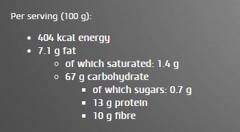 Avoine instantanée - 1,00 kg
