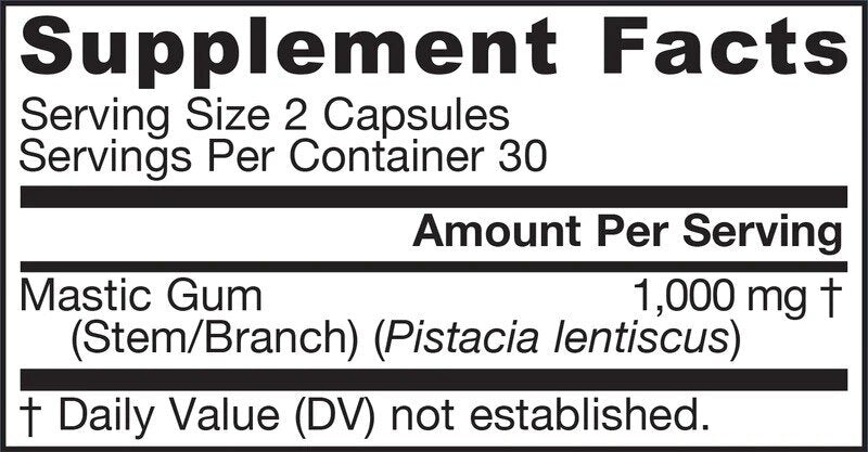 Mastic Gum 500 mg - 60 capsules