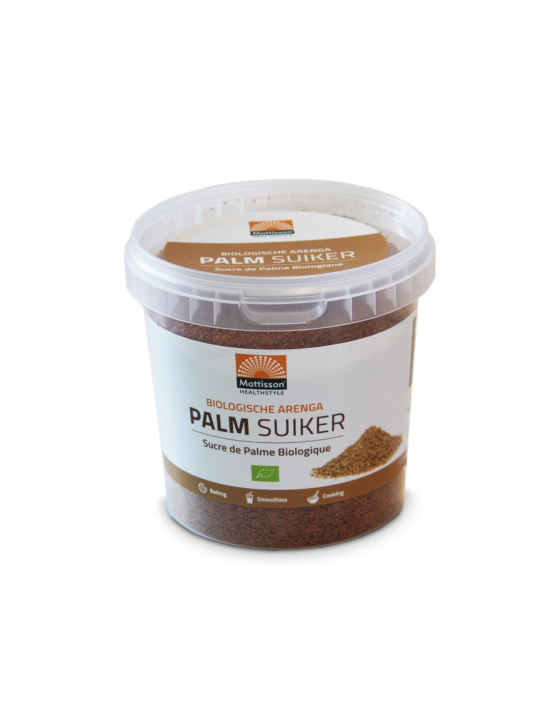 Sucre de palme biologique Arenga, 450 g <tc>Mattisson Healthstyle</tc>