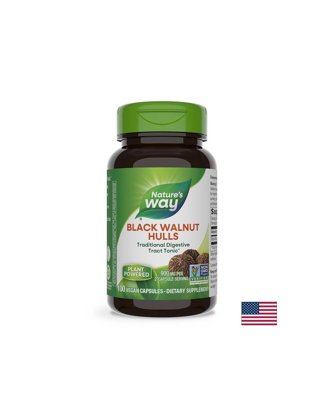 Noix noire 500 mg - 100 capsules