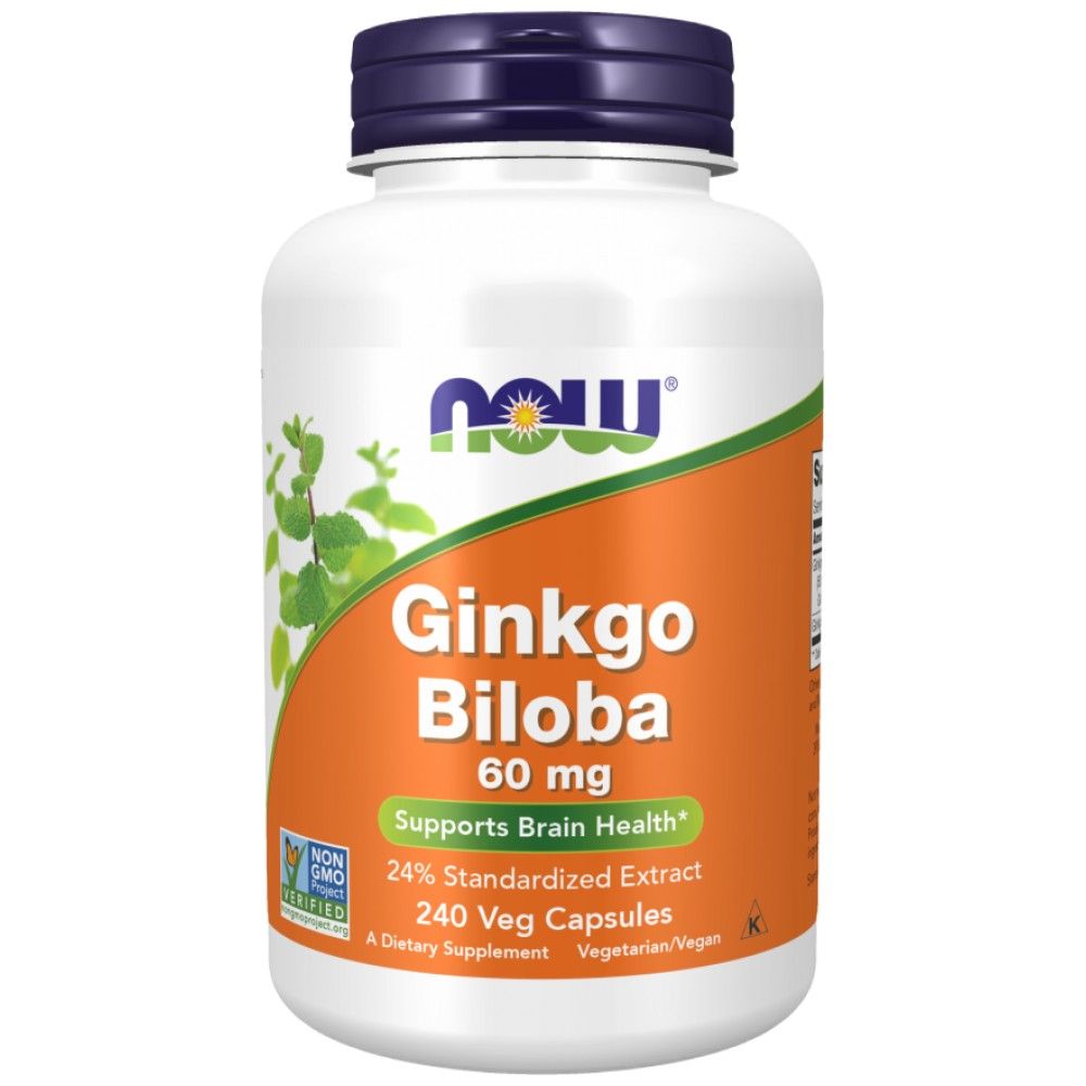 Ginkgo biloba 60 mg - 60 capsules