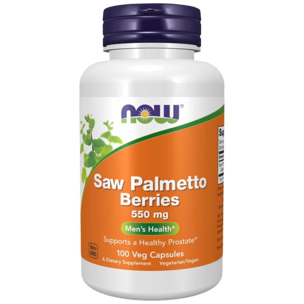 Saw Palmetto Berries 550 mg - 100 capsules