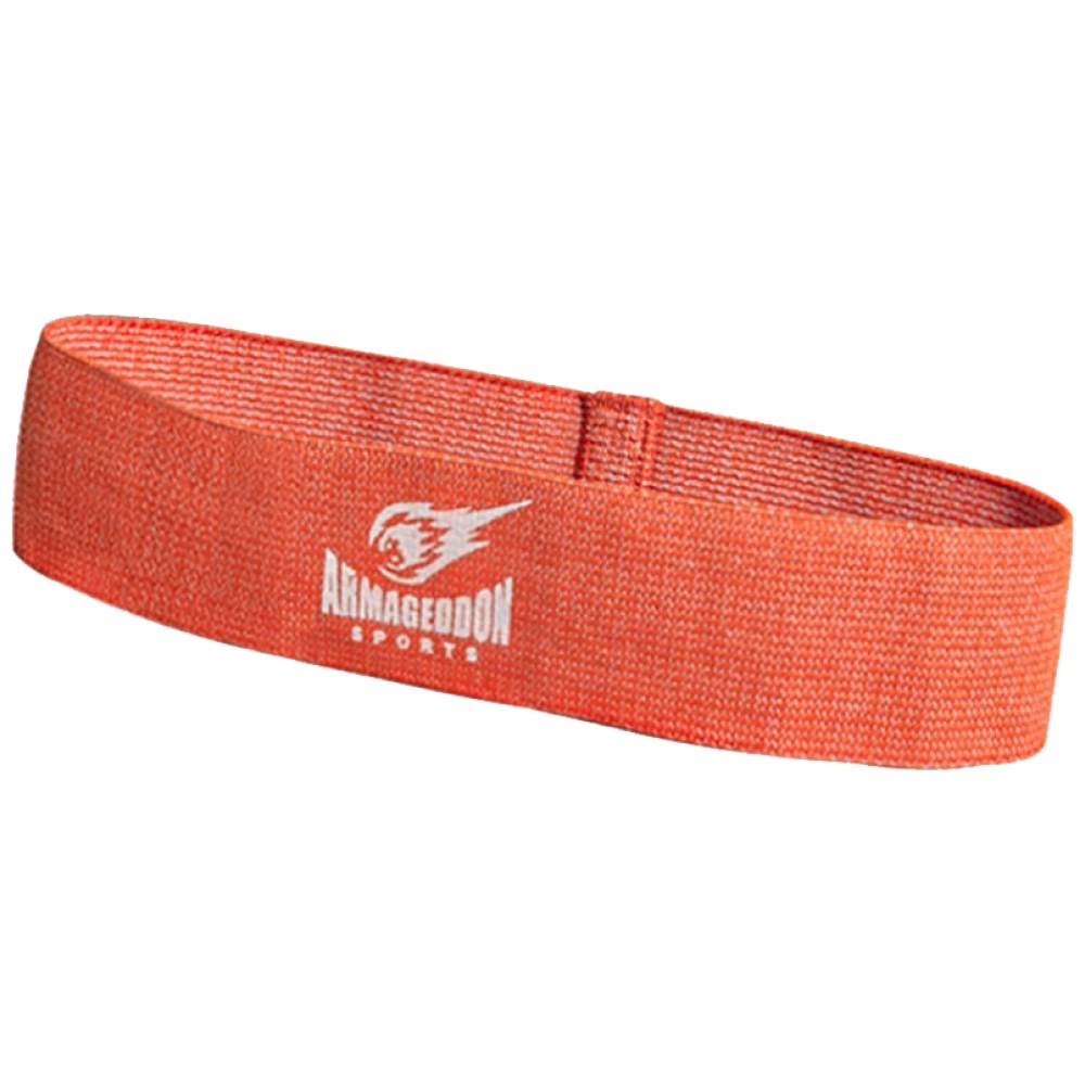 Élastique d'entraînement à partir de textile pour la formation aux jambes - Orange - 5 kg à 10 kg