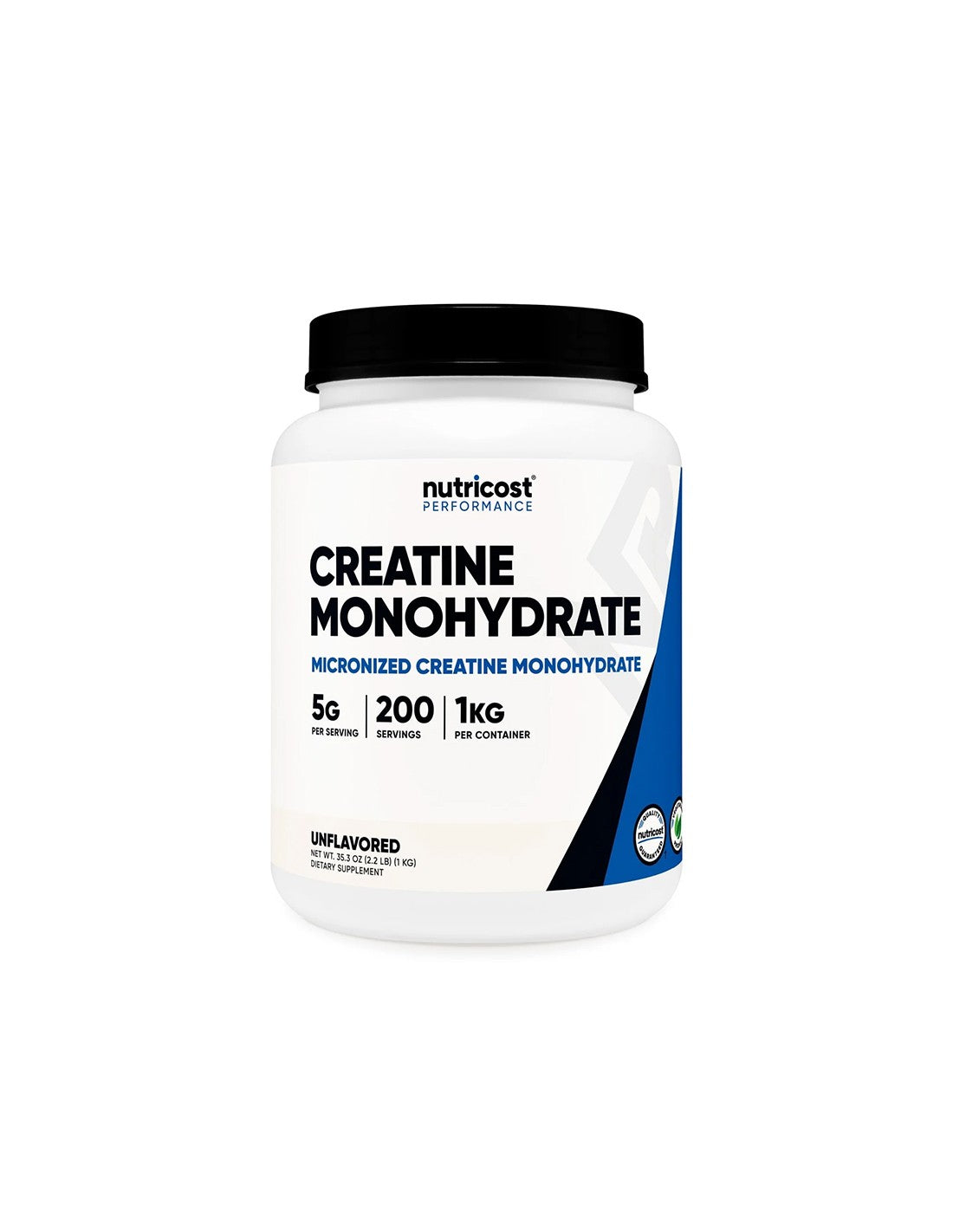 Masse musculaire - monohydrate de créatine, 5 g x 1 kg de poudre