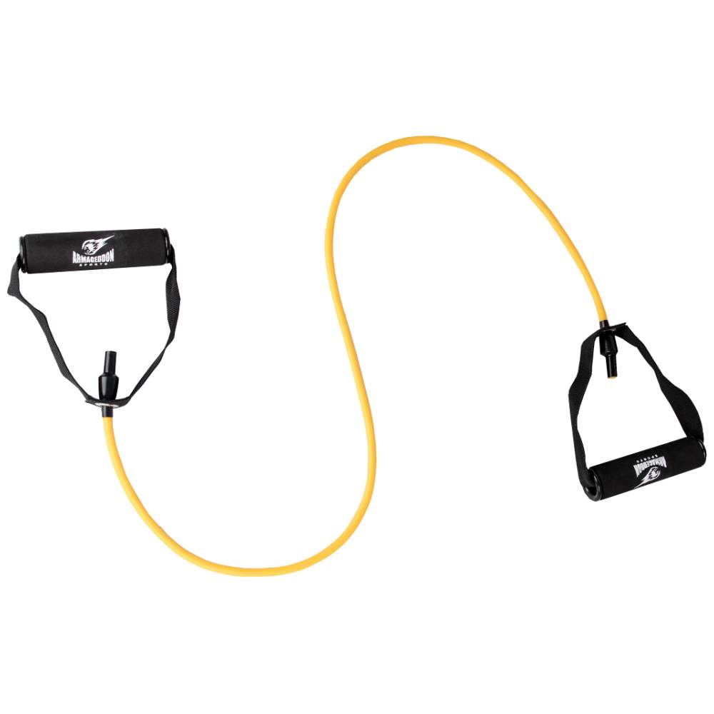 Bande de fitness avec poignées - 5 kg (jaune)/bande de fitness avec poignées - 5 kg