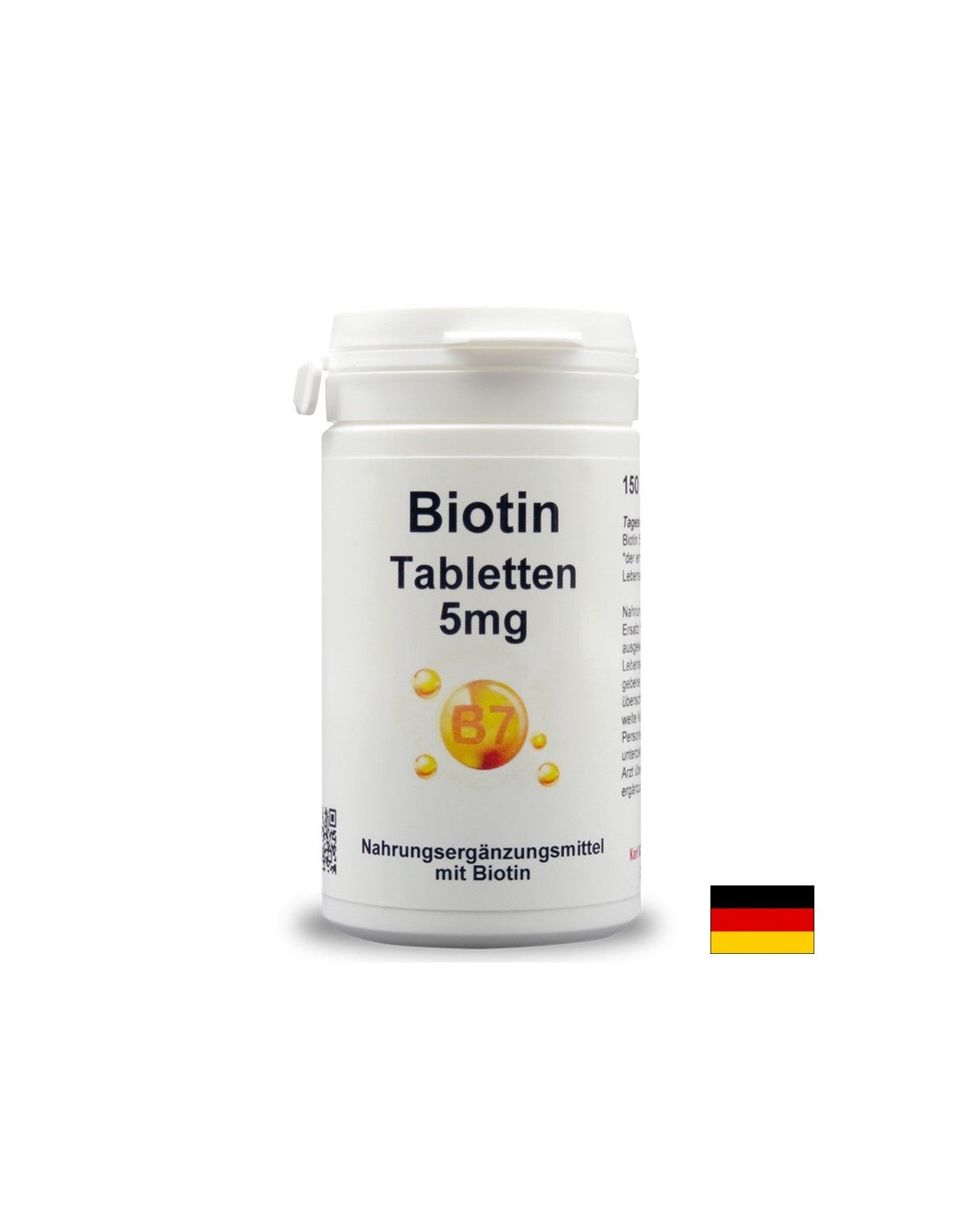 Cheveux, peau et ongles - biotine, 5 mg x 150 comprimés