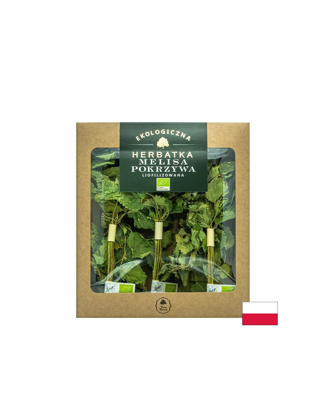 Tisane lyophilisée d'ortie et de mélisse Bio, 5 bâtonnets x 1,5 g <tc>Dary Natury</tc>