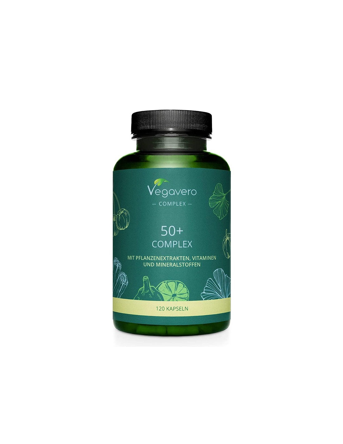 Complexe à base de plantes 50+, 120 capsules <tc>Vegavero</tc>