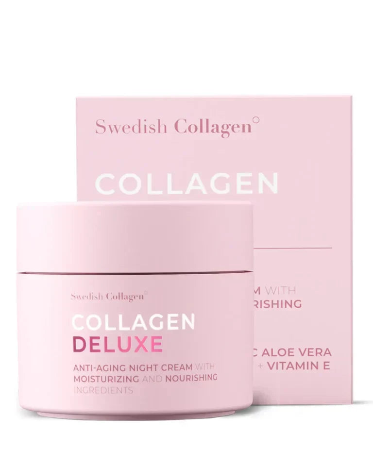 Crème de nuit au rétinol, à l'acide hyaluronique et au collagène 50 ml <tc>Swedish Collagen</tc>