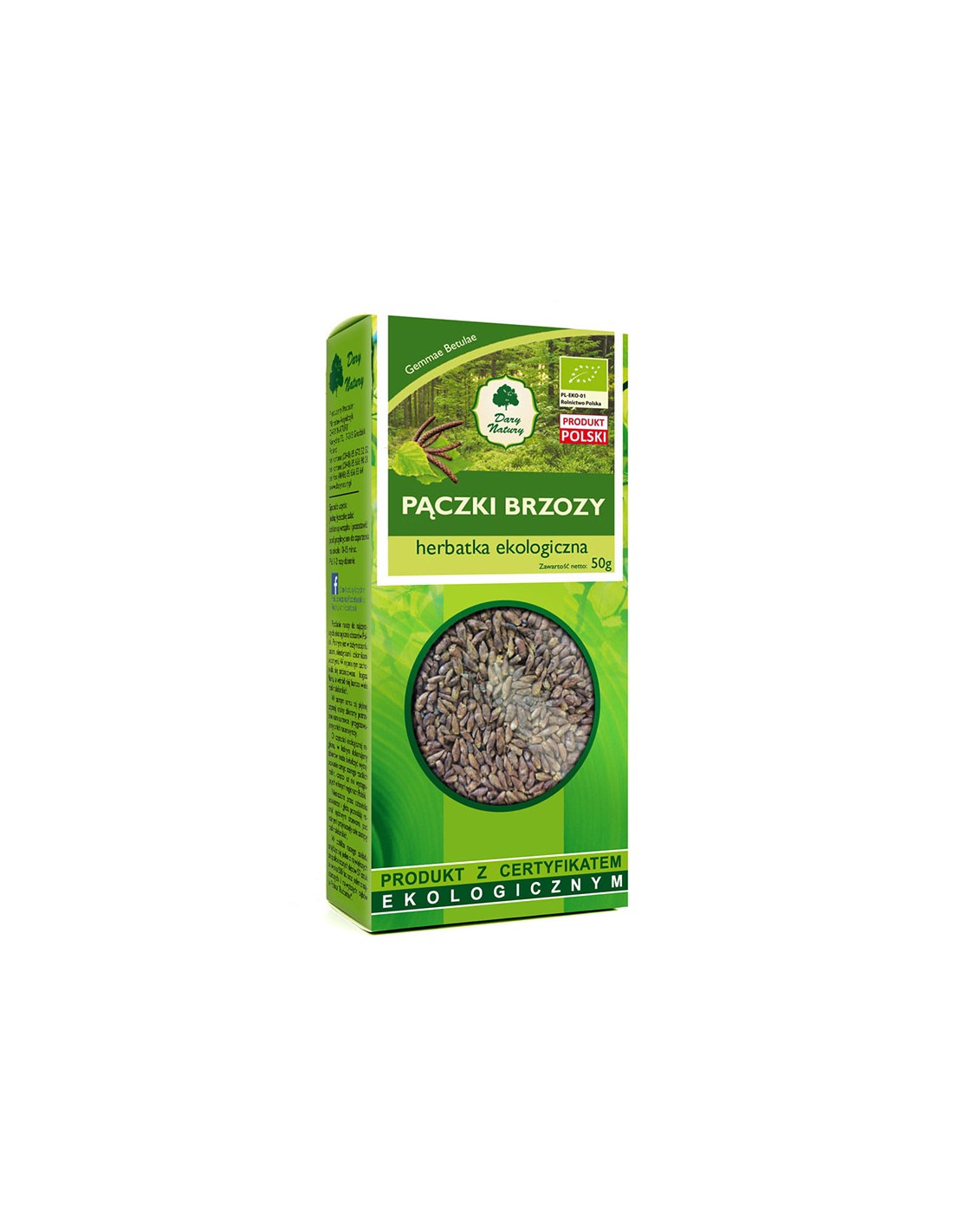Bourgeons de bouleau blanc Bio, 50 g <tc>Dary Natury</tc>