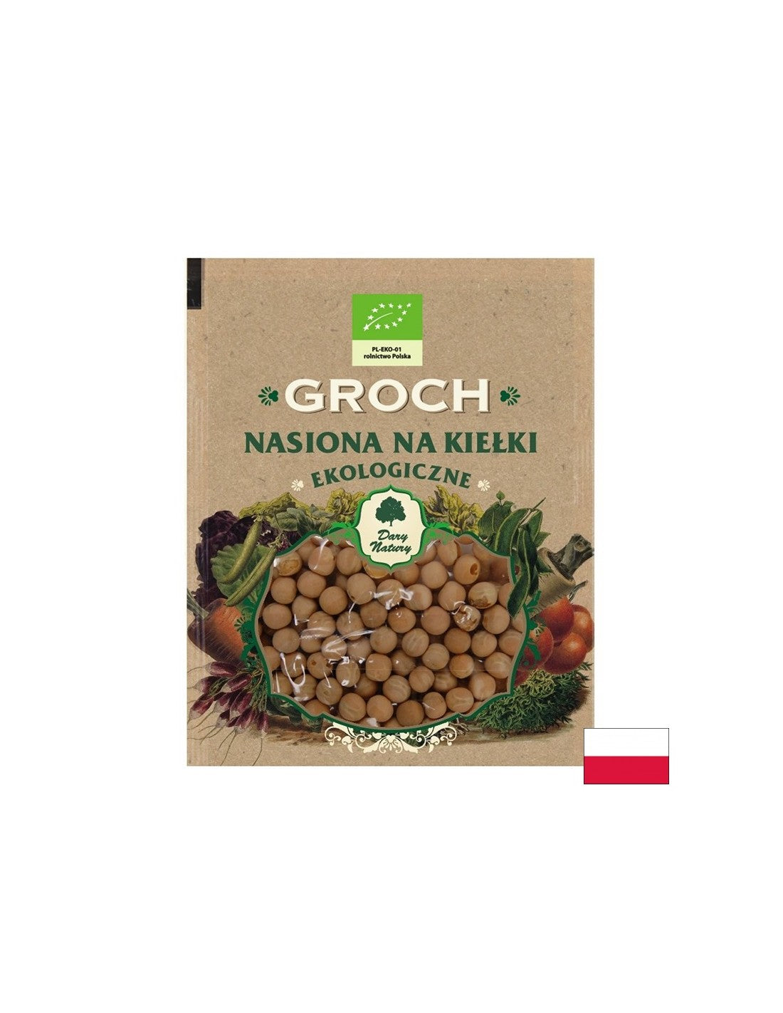Petits pois - graines à germer Bio, 50 g <tc>Dary Natury</tc>
