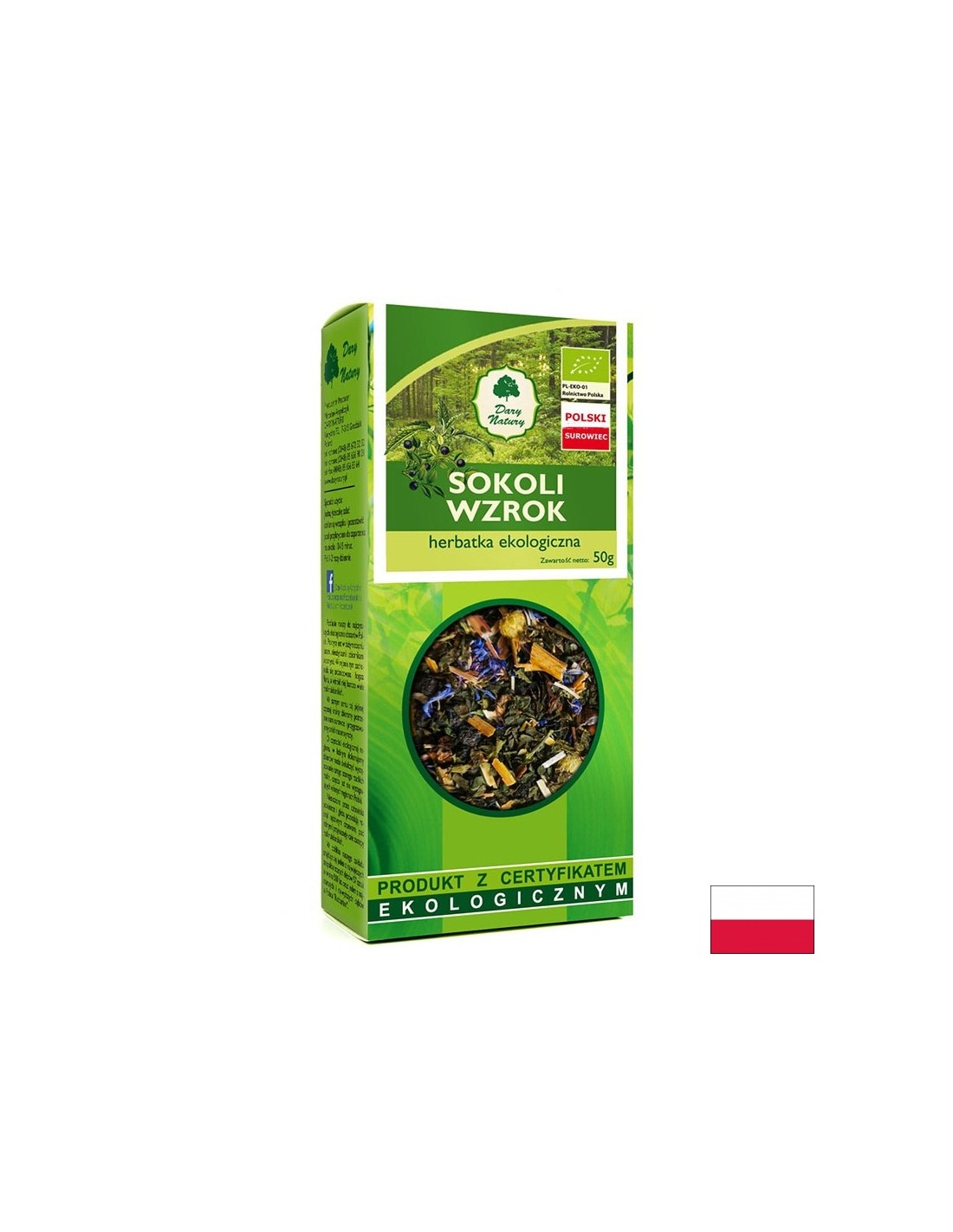 Mélange bio à base de plantes pour une bonne vision, 50 g