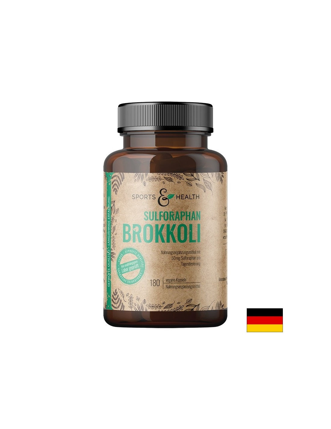 Équilibre hormonal - Sulforaphane (extrait de brocoli) 50 mg, 180 capsules <tc>Sports & Health Solutions</tc>