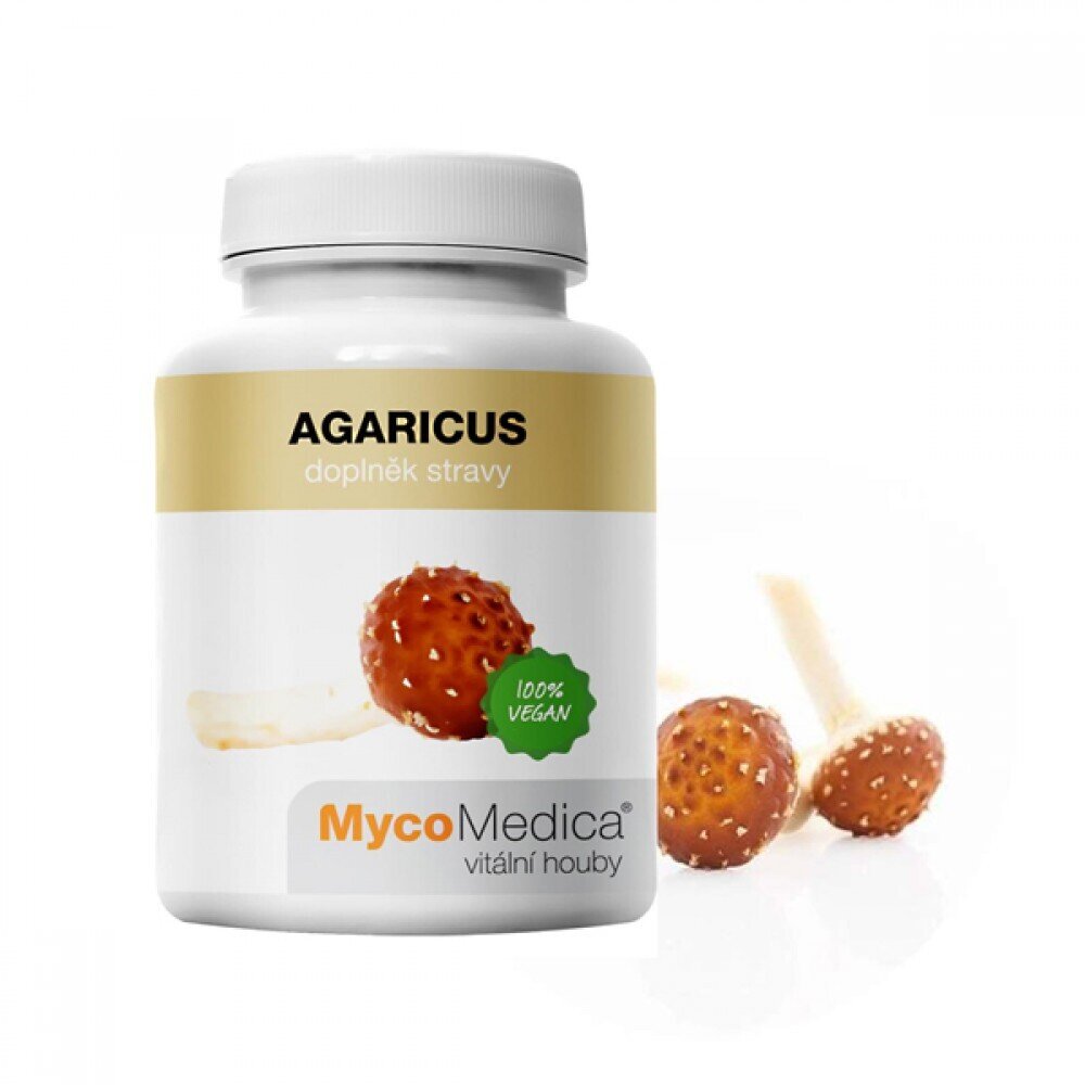 Agaricus 500 mg 90 gélules 30% polysaccharides <tc>MycoMedica</tc>