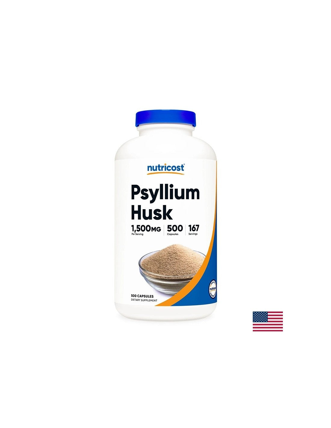 Constipation - Psyllium (enveloppe), 500 capsules