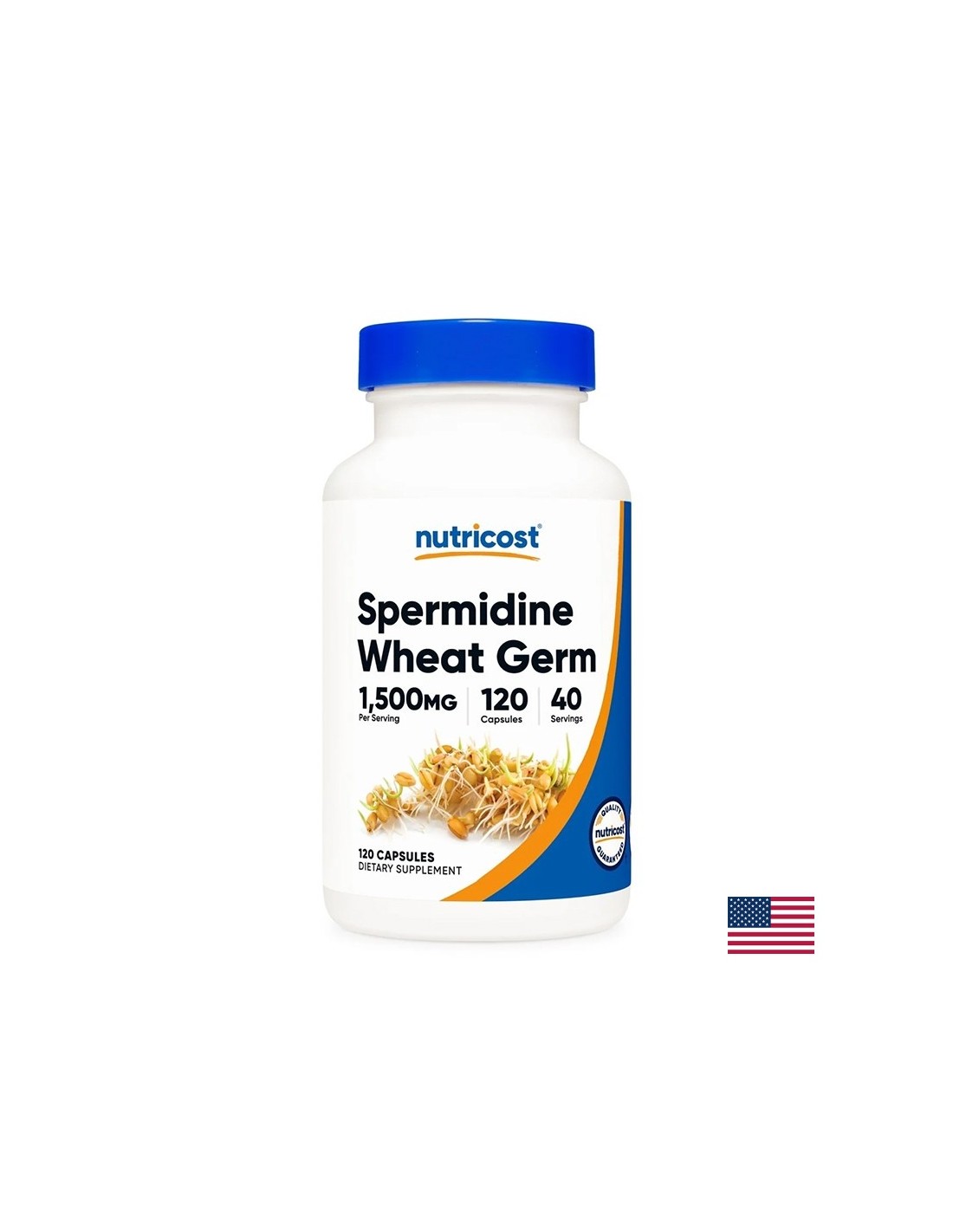 Santé cellulaire - germe de blé, 500 mg x 120 capsules