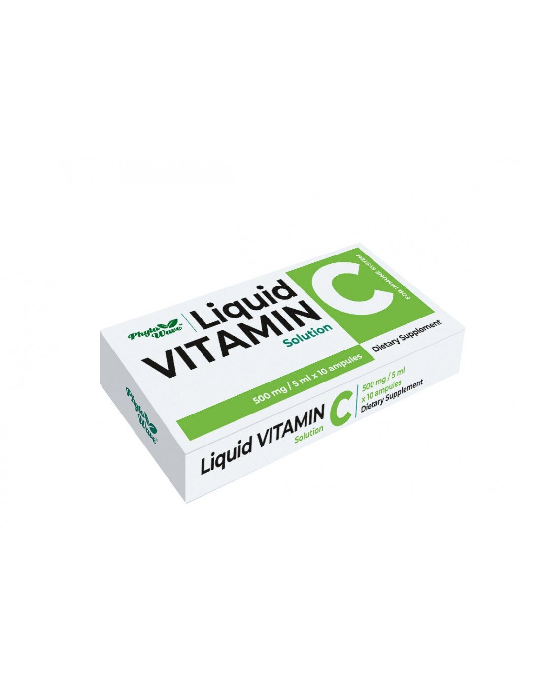 Vitamine C 500 mg - 5 ml, solution x 10 ampoules/boîte