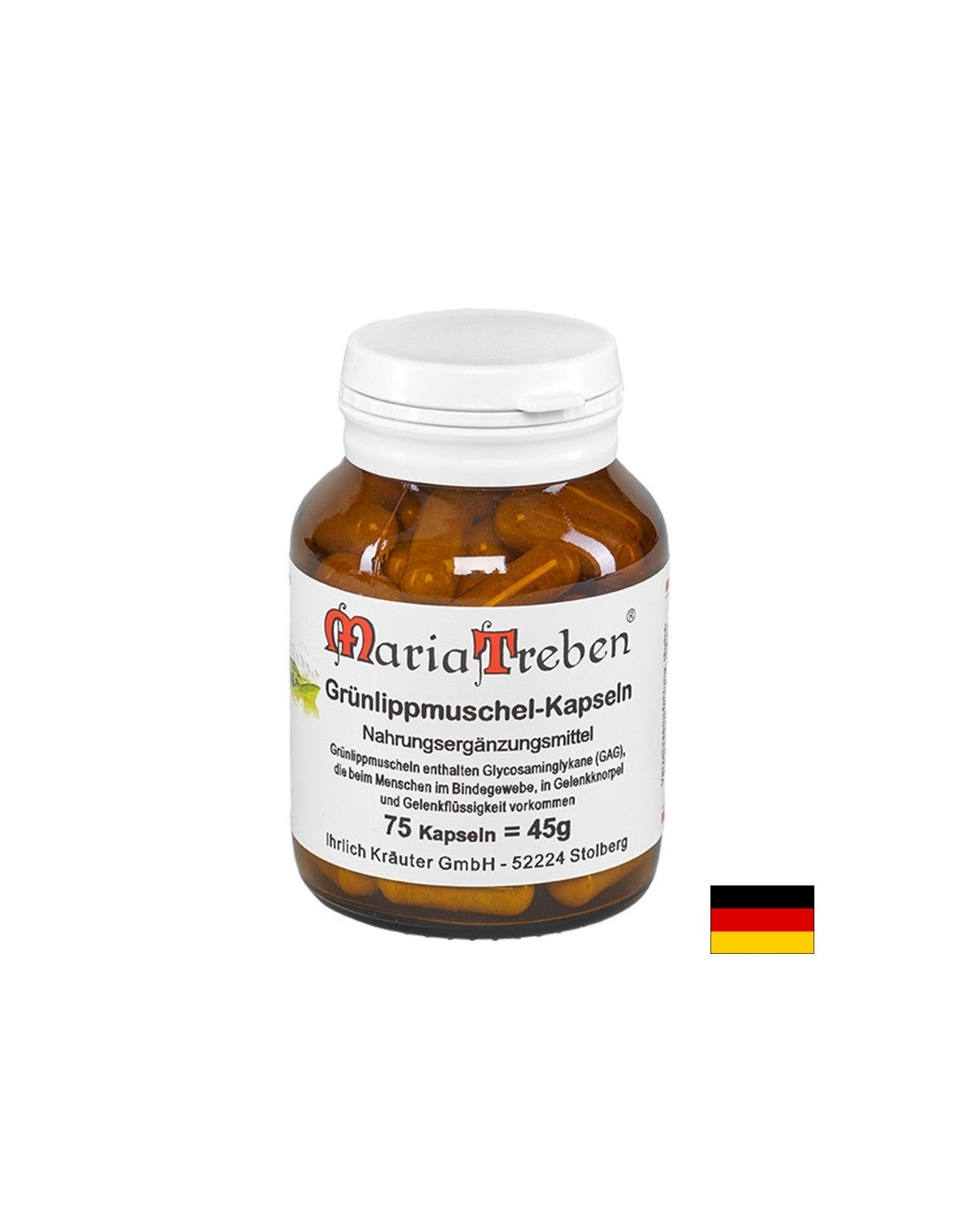 Os et articulations - palourde aux lèvres vertes, 500 mg x 75 capsules