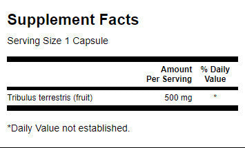 Tribulus à spectre complet 500 mg - 90 capsules