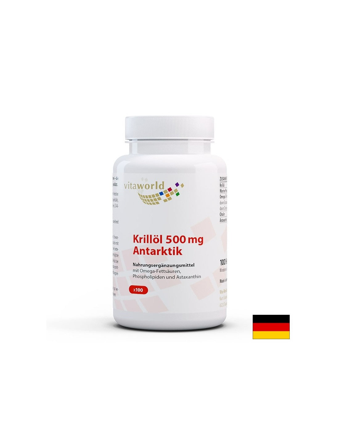 Système cardiovasculaire - Krill antarctique, 500 mg x 100 capsules