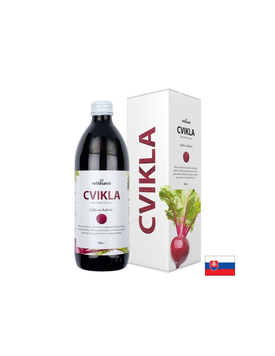 Jus de betterave - anémie et fatigue, 500 ml, 10 doses