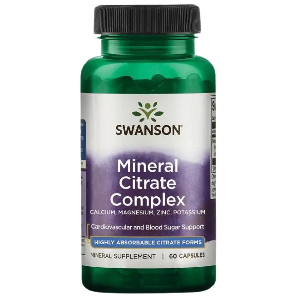 Complexe de citrate minéral - 60 capsules