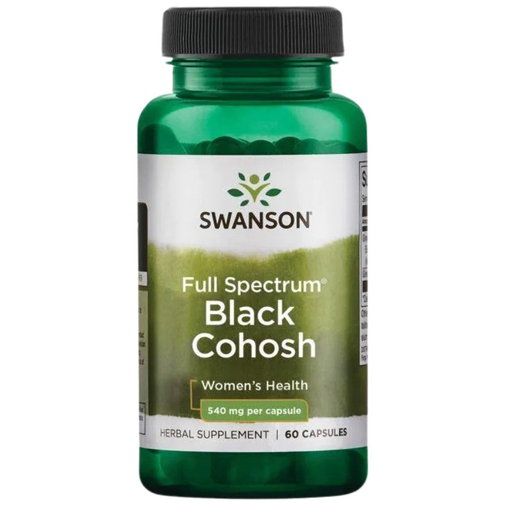 Spectrum complet Black Cohosh 540 mg - 60 capsules