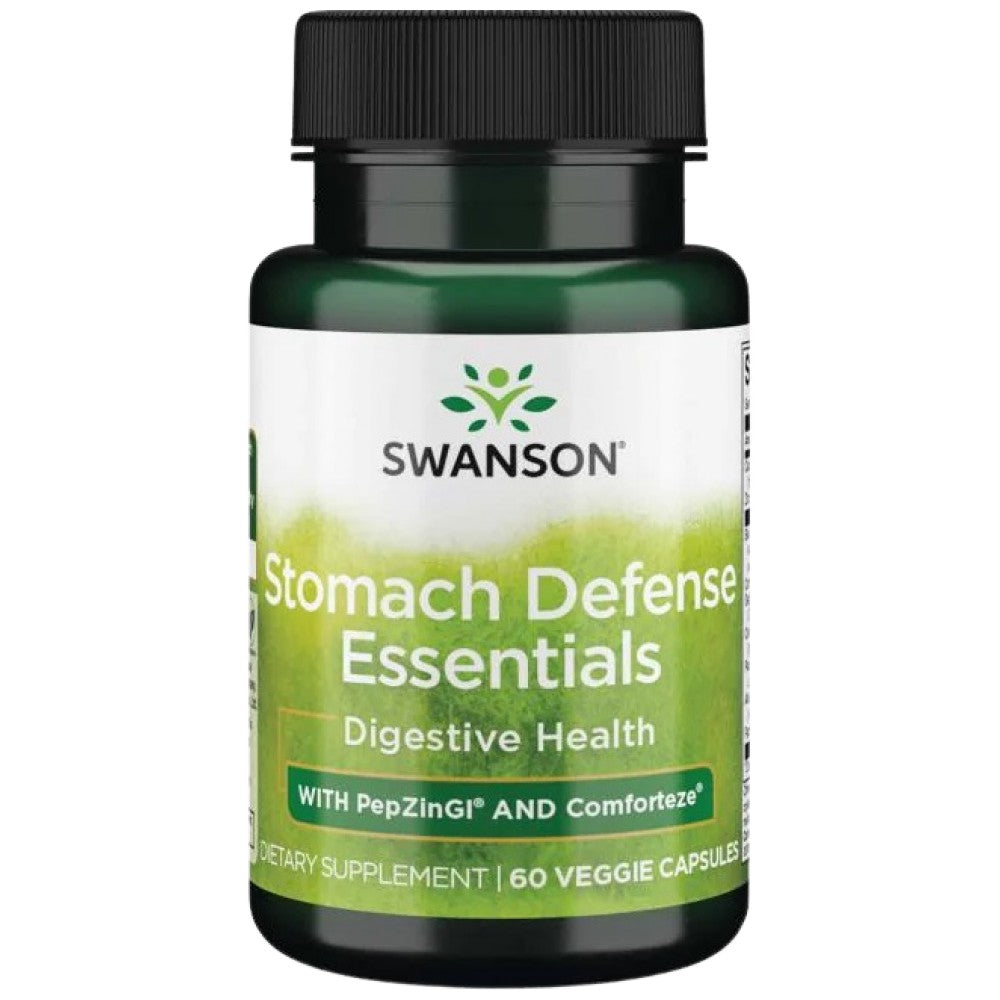Essentiels de défense de l'estomac | Avec pepzingi et confort 60 capsules