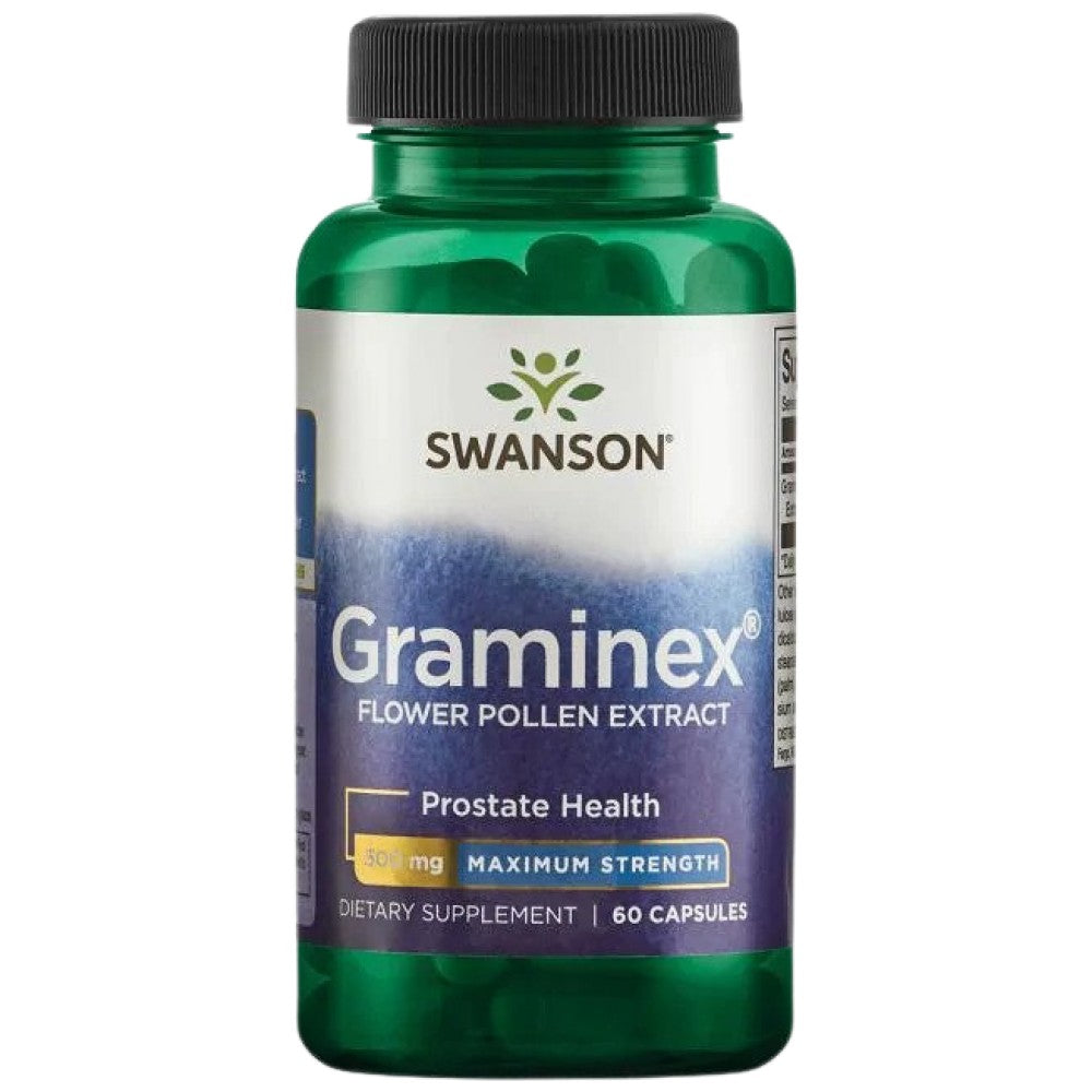 Graminex 500mg | Pollen de fleur Extrait 60 capsules