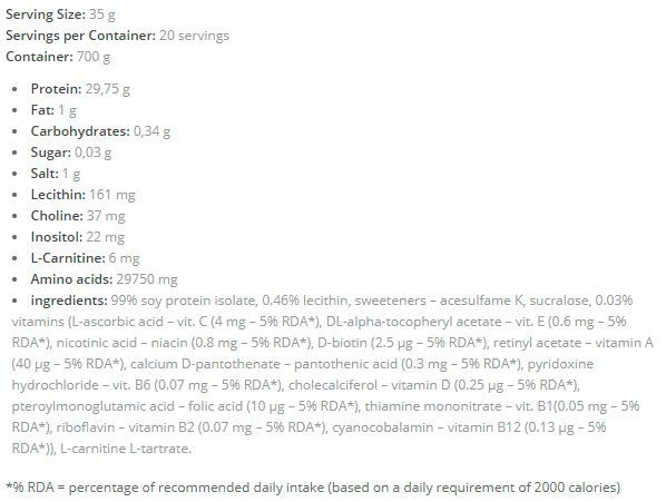 Sojavit 85 - 700 grammes