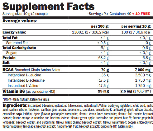 Jus micro-instantant BCAA 0,500 kg