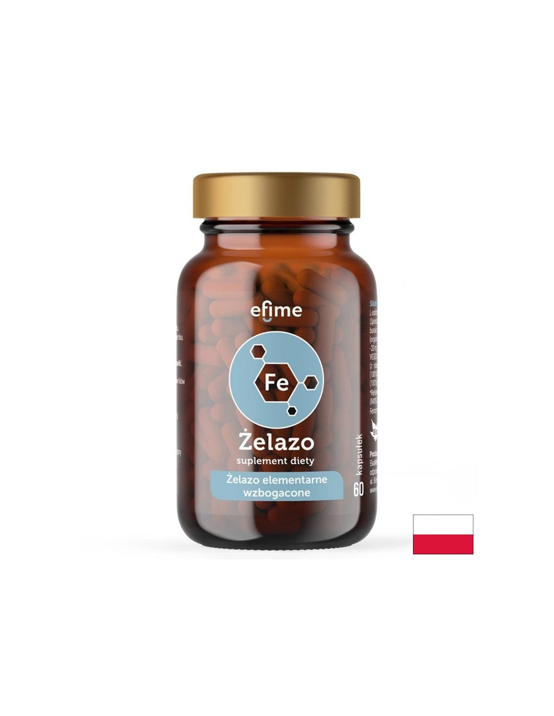 Anémie - fer + vitamine B6, B12, C, acide folique, 60 capsules