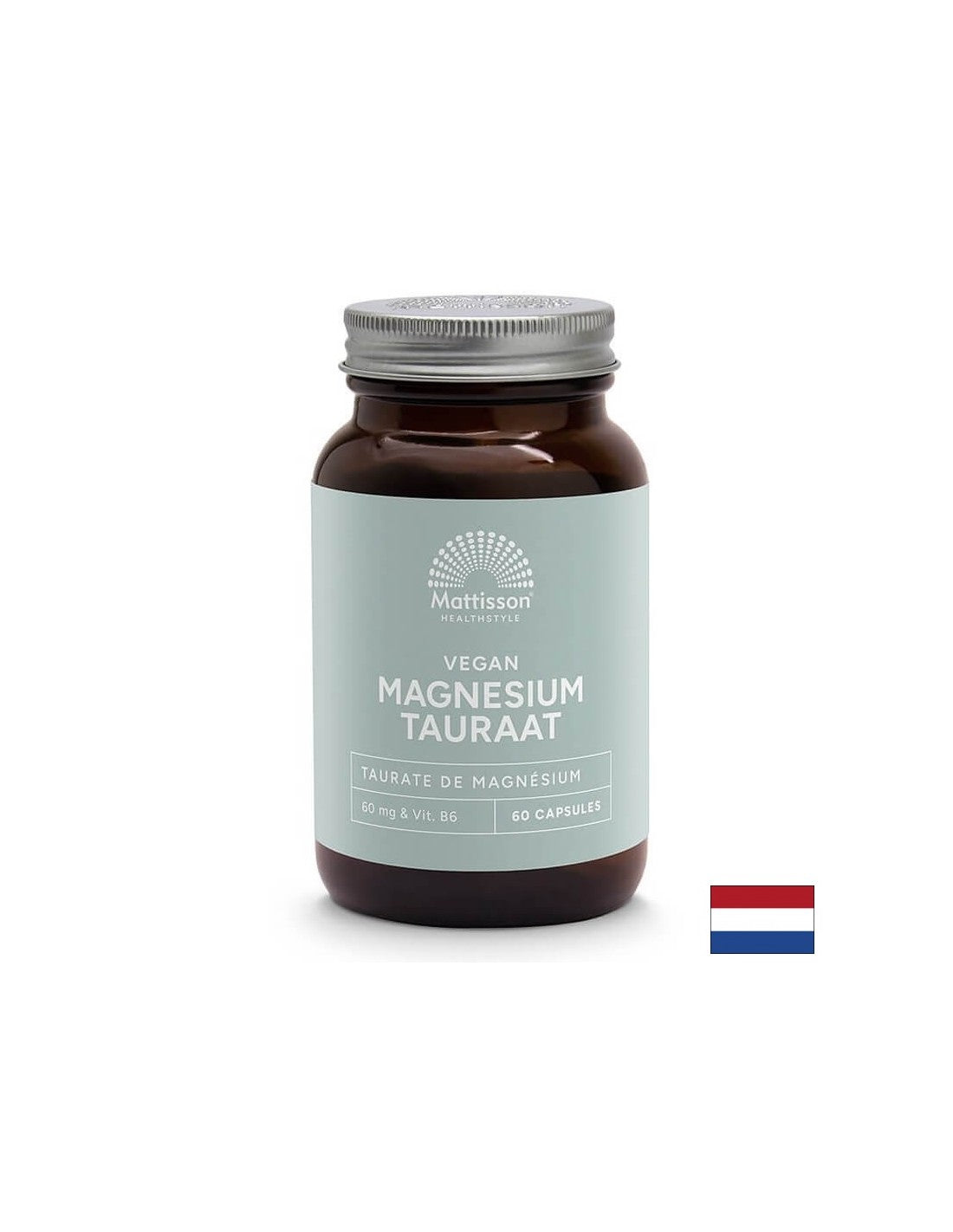Fonction cérébrale et nerveuse - Magnésium (Taurate) + Vitamine B6, 60 capsules <tc>Mattisson Healthstyle</tc>