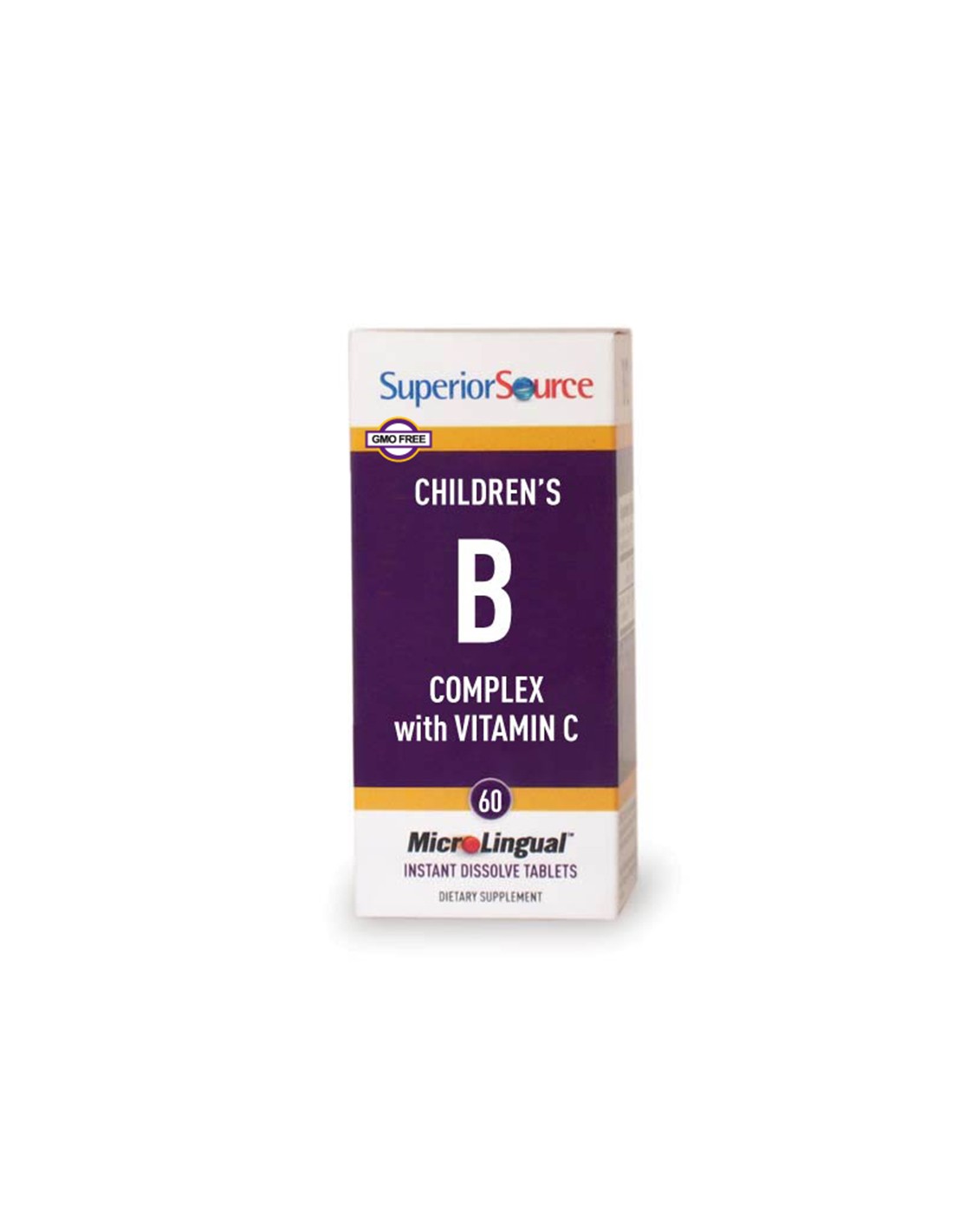Complexe de vitamines B+C pour enfants, 60 comprimés sublinguaux <tc>Superior Source</tc>