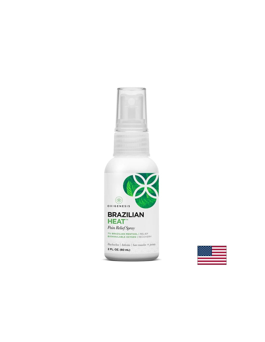 Spray analgésique pour les muscles et les articulations - avec menthol brésilien, algues et MSM, 60 ml