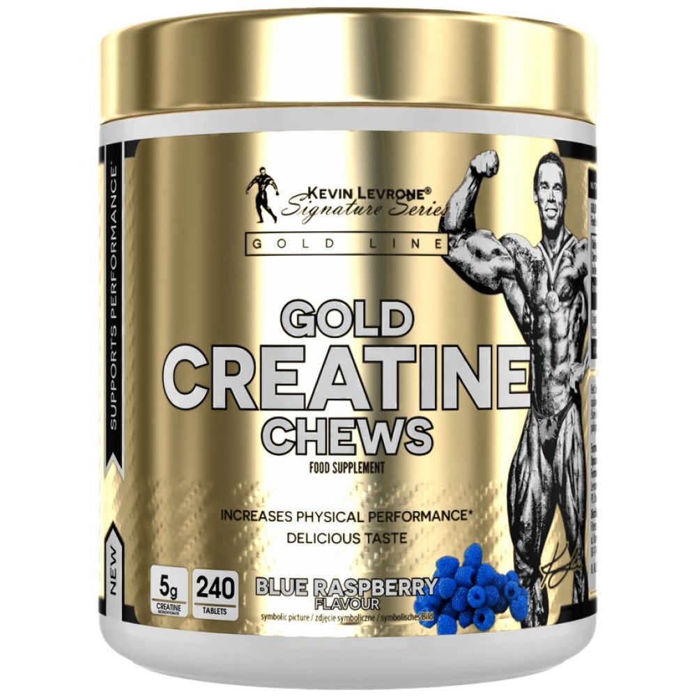 Gold Creatine Chews | Créatine monohydrate - 240 comprimés à croquer