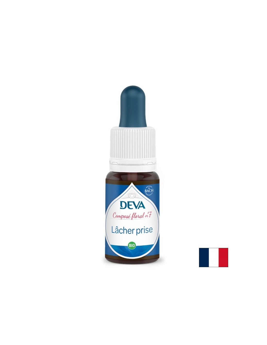 Détente, essence florale, bach méthode baisse n ° 7, 15 ml