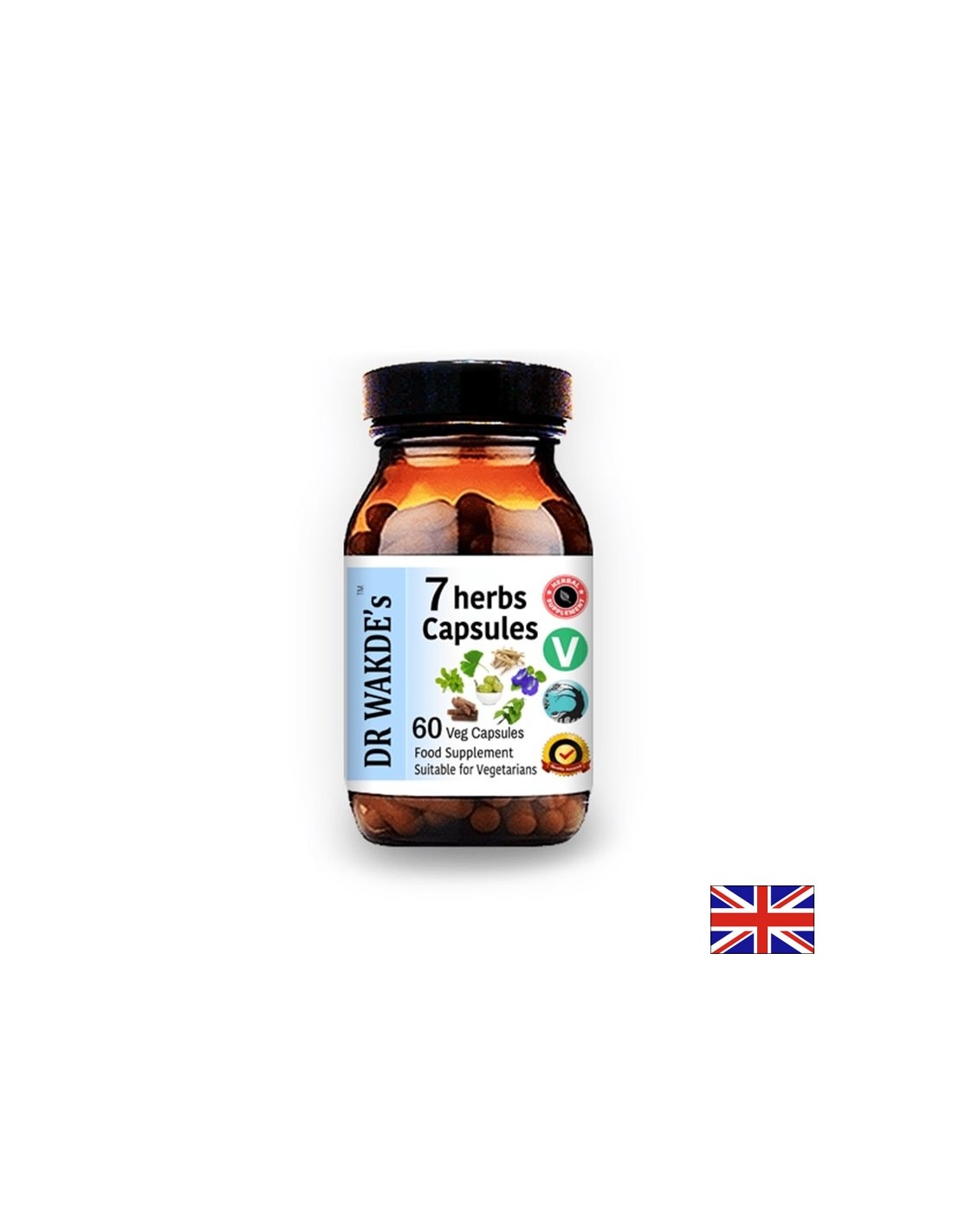 7 herbes - 7 herbes ayurveda, 60 capsules Dr Wakde