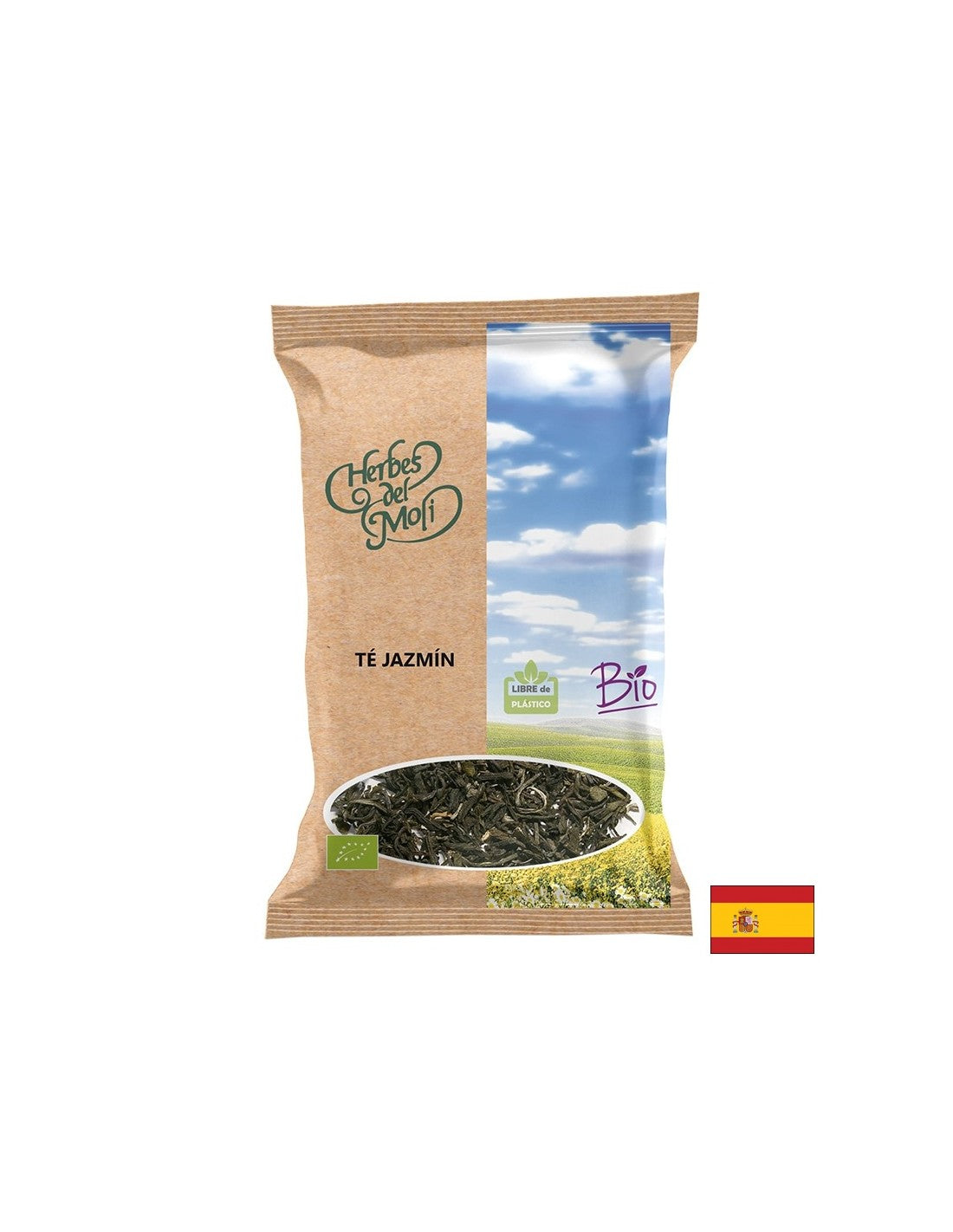 Thé au jasmin biologique, 70 g Herbes del Moli