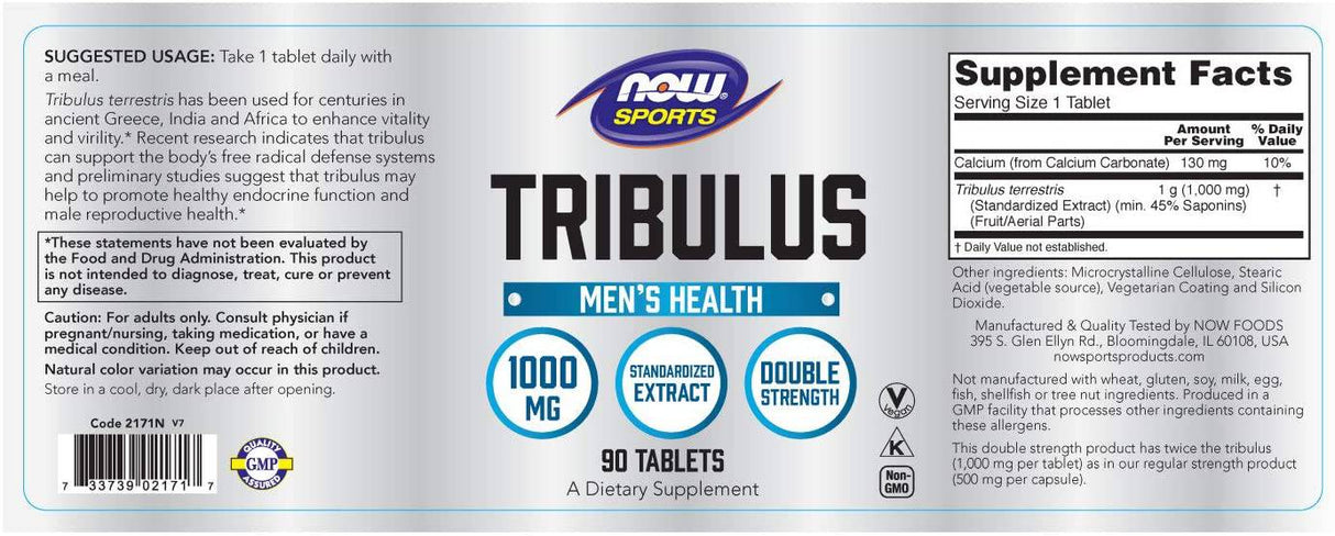 Tribulus 1000 mg - 90 comprimés